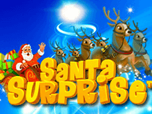 Играйте в игровом зале в популярный автомат Santa Surprise